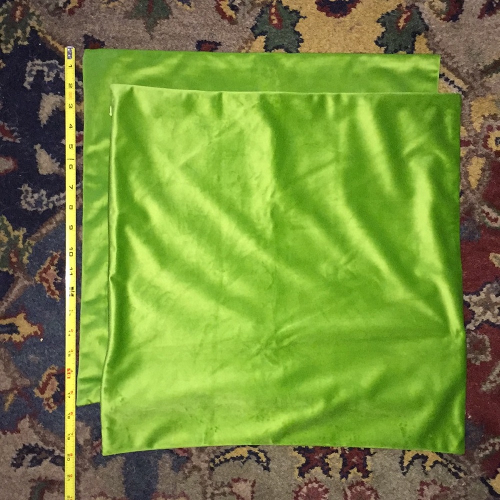 Velvet Pillow Covers - Chartreuse